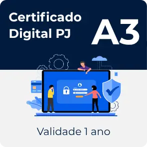 CERTIFICADO DIGITAL E-CNPJ A3 (SEM MÍDIA) - 1 ANO